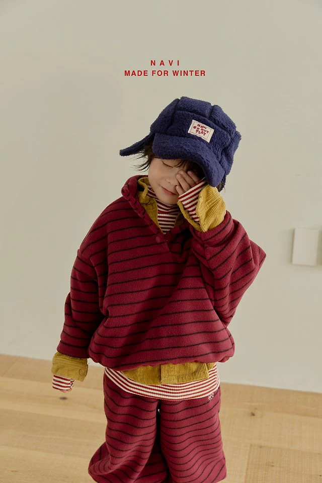 Fleece Button Tee by Navi for Child - view 2