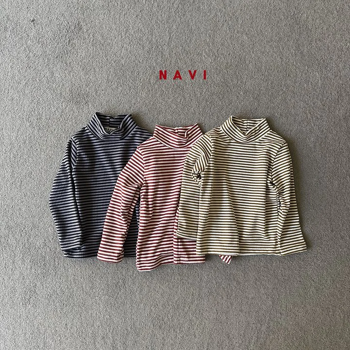 Snug Half Mock Neck Tee by Navi for Child - view 1