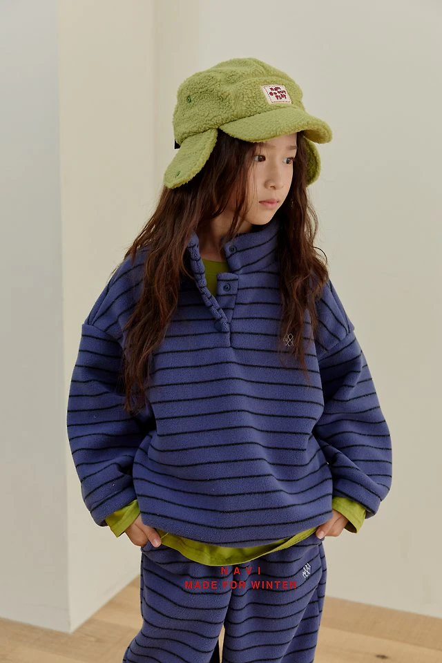 Fleece Button Tee by Navi for Child - view 7