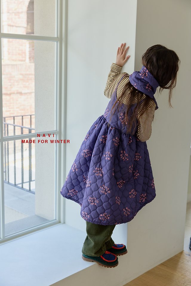 Snug Half Mock Neck Tee by Navi for Child - view 6