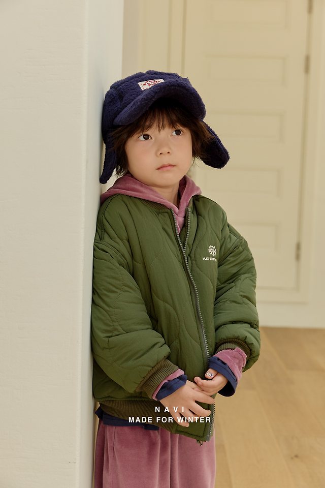 Bomber Padded Jacket by Navi for Child - view 3