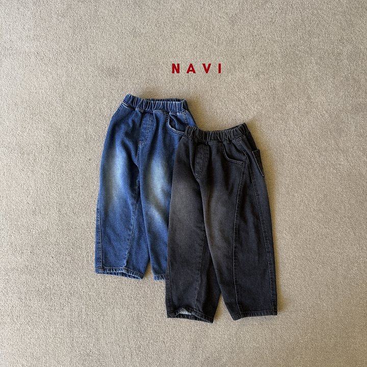 Butter Denim Baggy Pants by Navi for Child - view 1