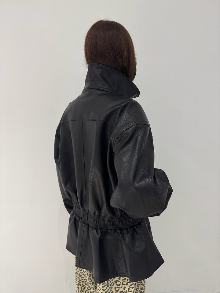 M Half Faux Leather Jacket by Neroli36 for Women - view 8