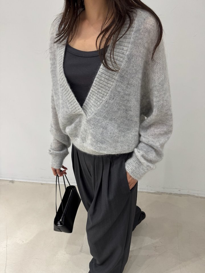 M Deep V-Neck Knit by Neroli36 for Women - view 11
