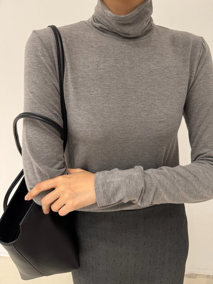 Touch Turtleneck Tee by Neroli36 for Women - view 6