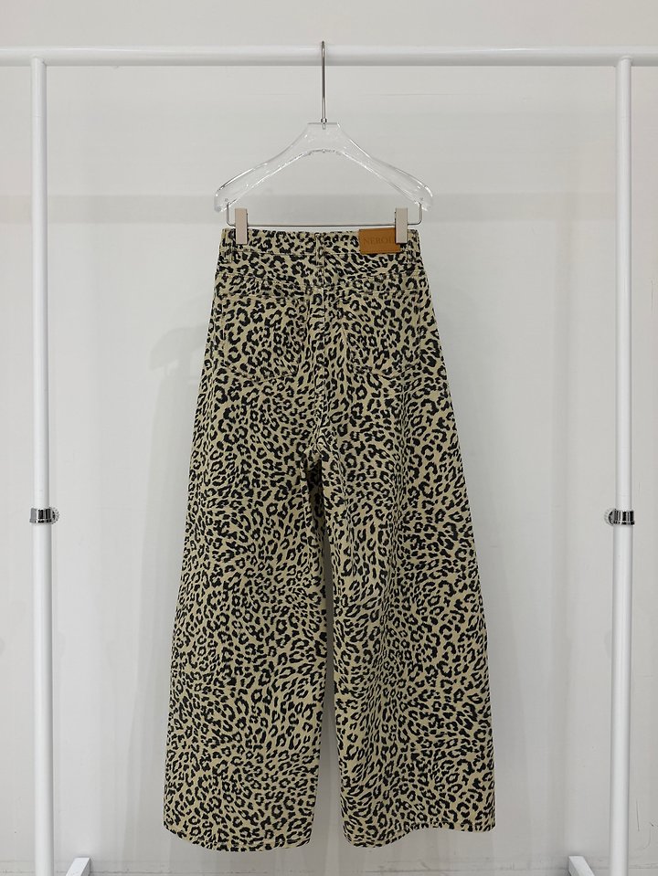 Leopard Denim Pants by Neroli36 for Women - view 1