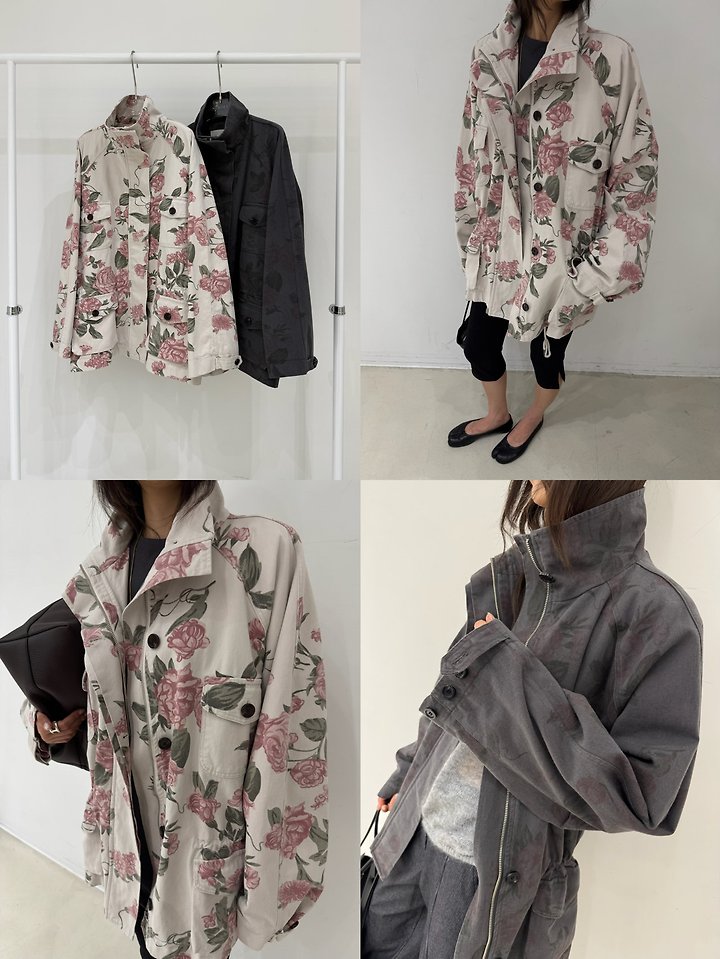 H Flower Field Jacket by Neroli36 for Women - view 3