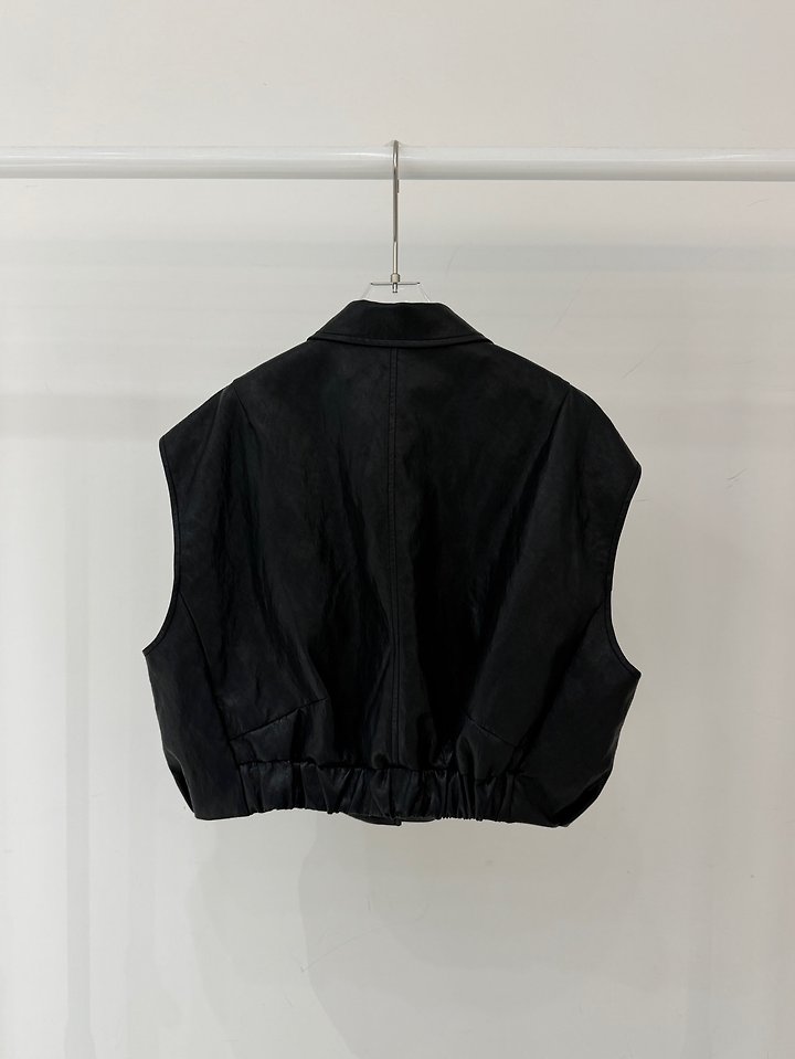H Bio Faux Leather Vest by Neroli36 for Women - view 1
