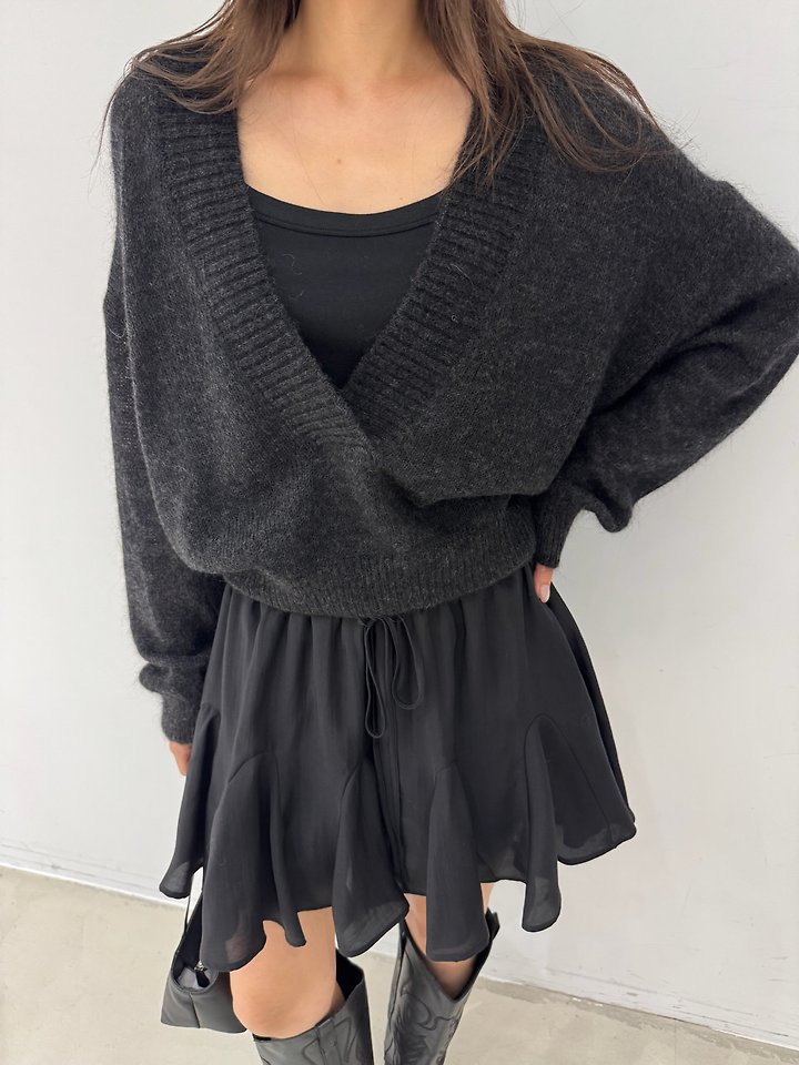 M Deep V-Neck Knit by Neroli36 for Women - view 12