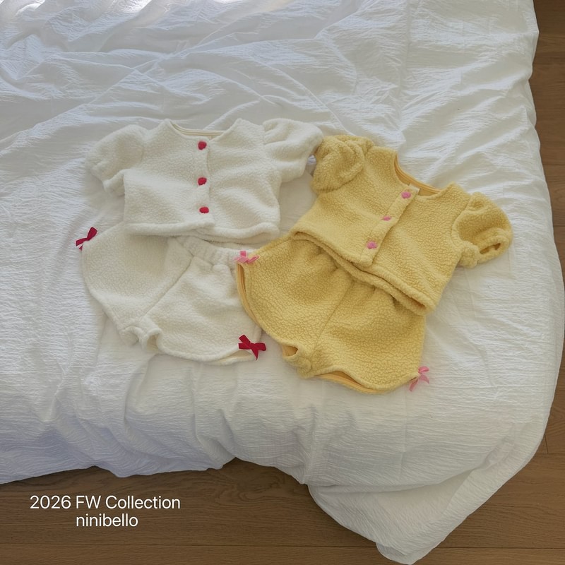 Meringue Ribbon Shorts by Ninibello for Baby - view 5