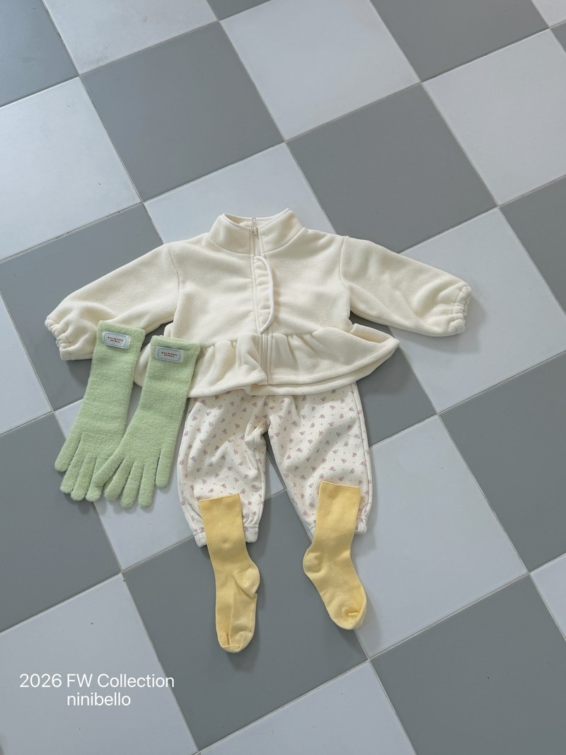 Marshmallow Frill Zip-up by Ninibello for Baby - view 10
