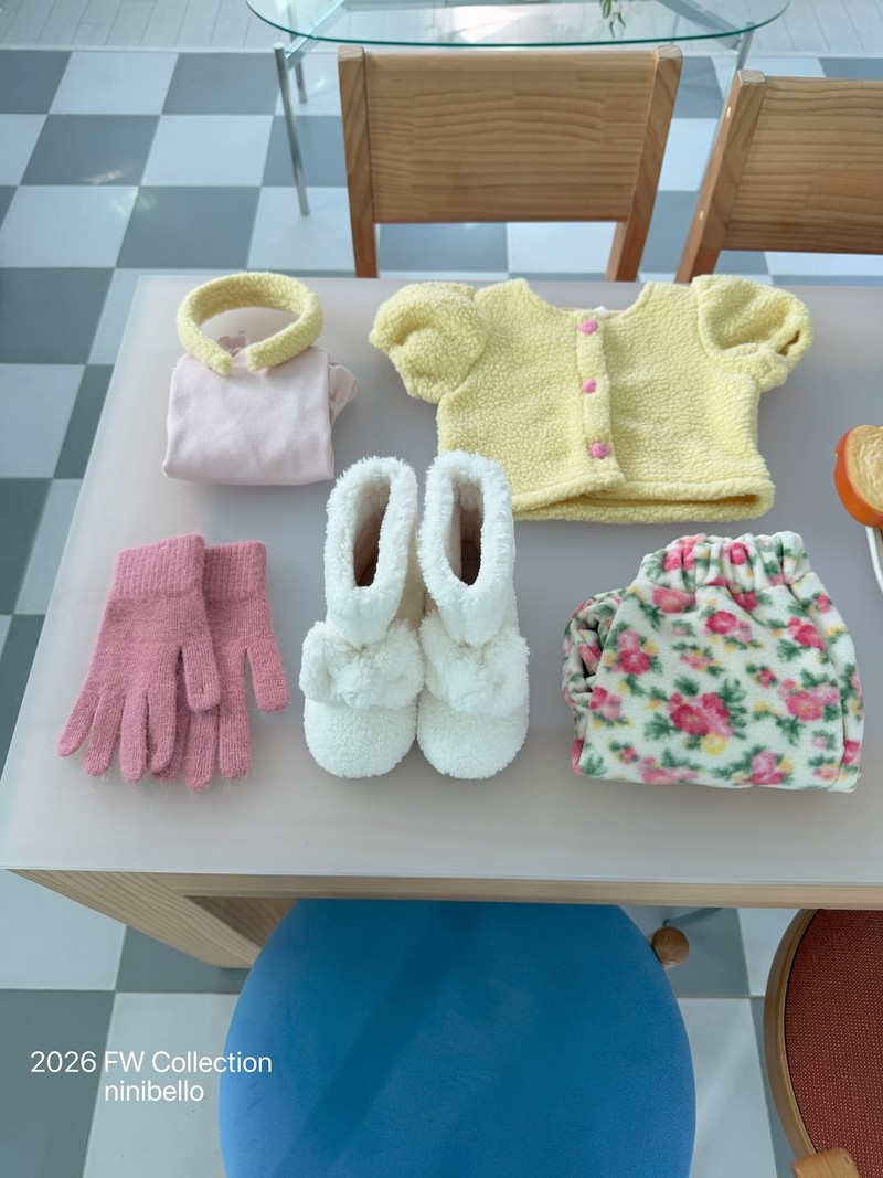 Meringue Heart Short-sleeve Cardigan by Ninibello for Baby - view 11