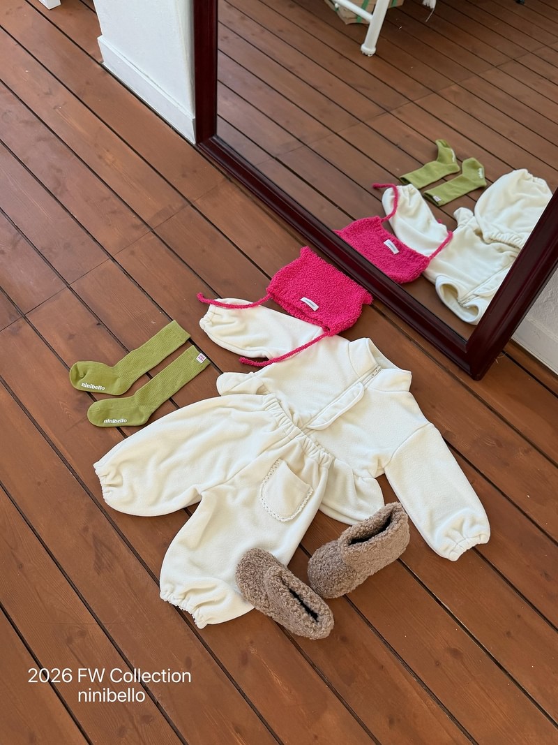 Marshmallow Lace Jogger Pants by Ninibello for Baby - view 11