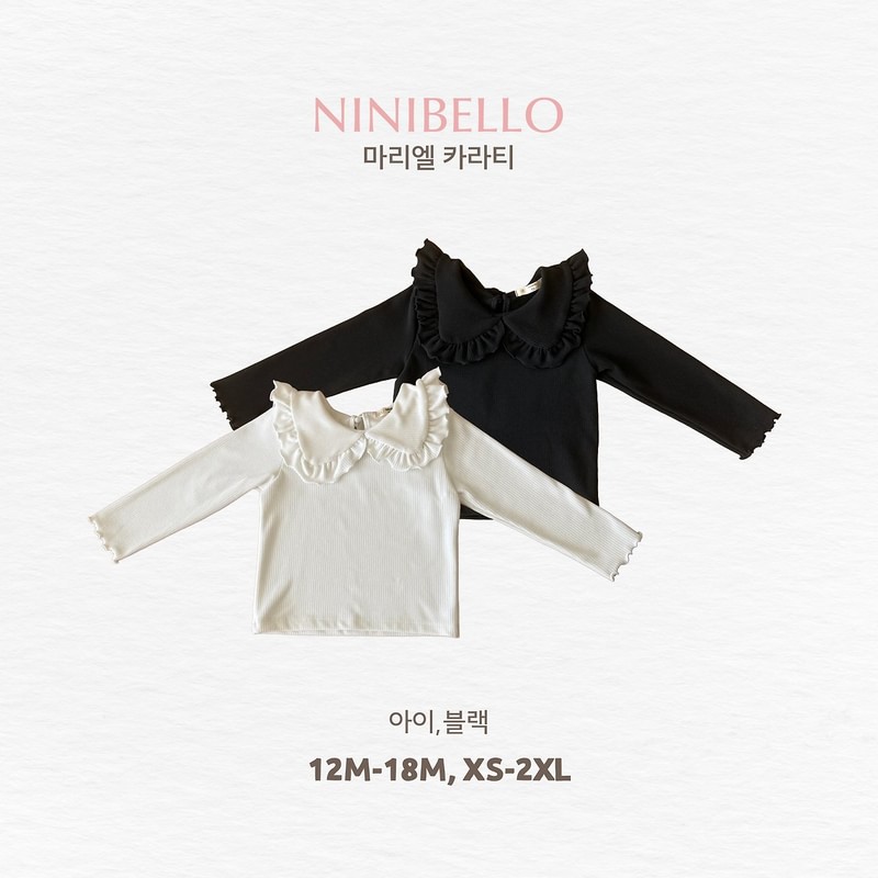Mariel Collar Tee by Ninibello for Baby - view 1