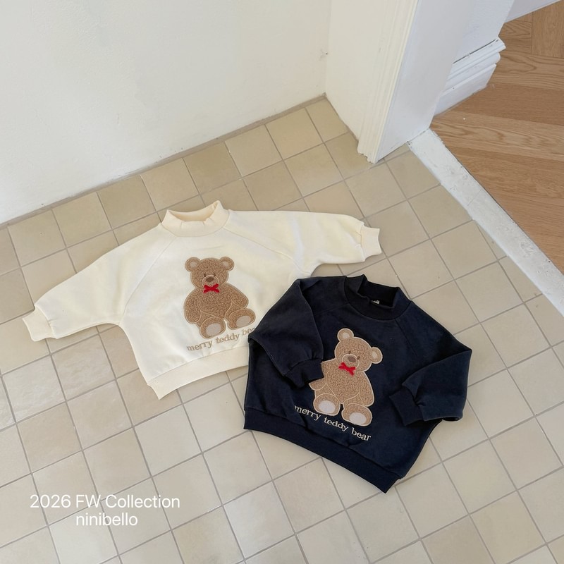 Teddy Bear Raglan Sweatshirt by Ninibello for Child - view 4