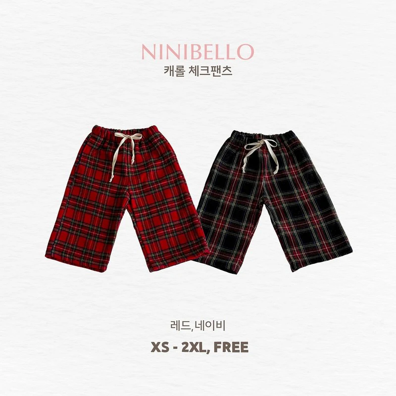 Carol Check Pants by Ninibello for Child - view 1