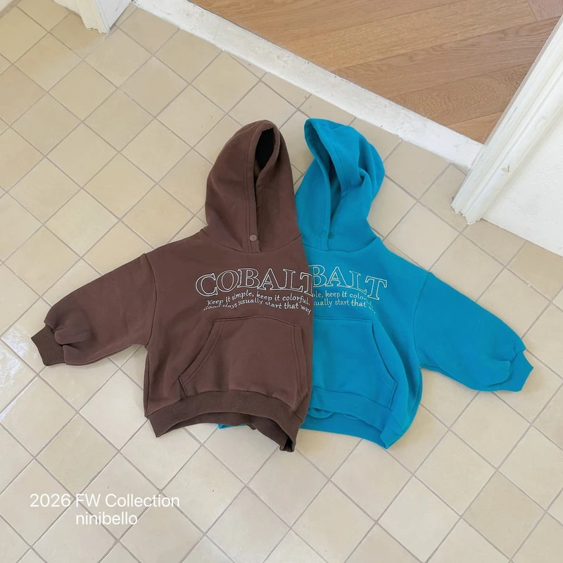 Cobalt Hoodie Tee by Ninibello for Child - view 4