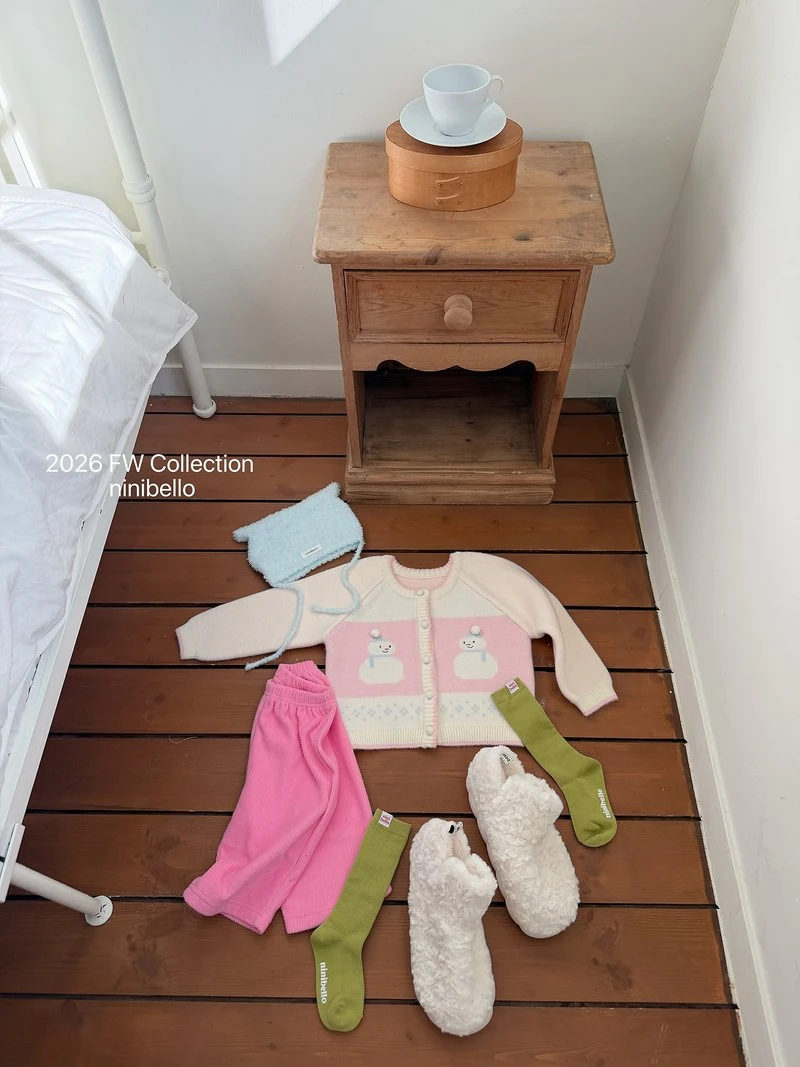 Snowman Knit Cardigan by Ninibello for Child - view 5