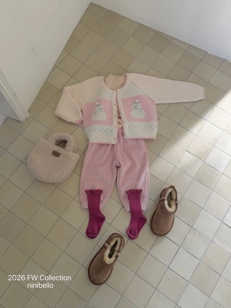 Snowman Knit Cardigan by Ninibello for Child - view 6