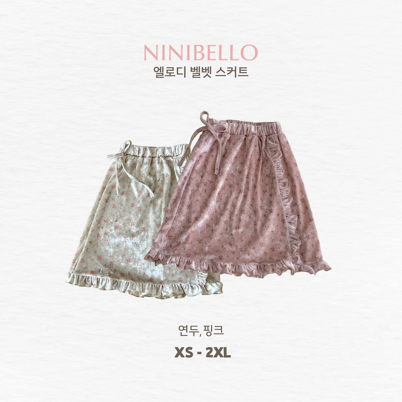 Elodie Velvet Skirt by Ninibello for Child - view 11