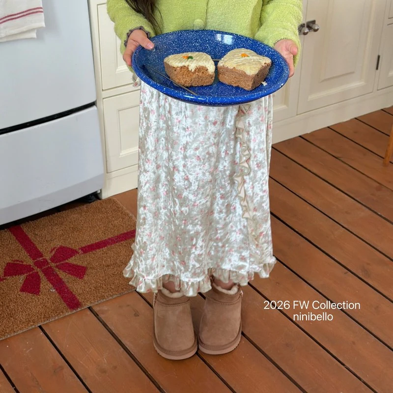 Elodie Velvet Skirt by Ninibello for Child - view 12