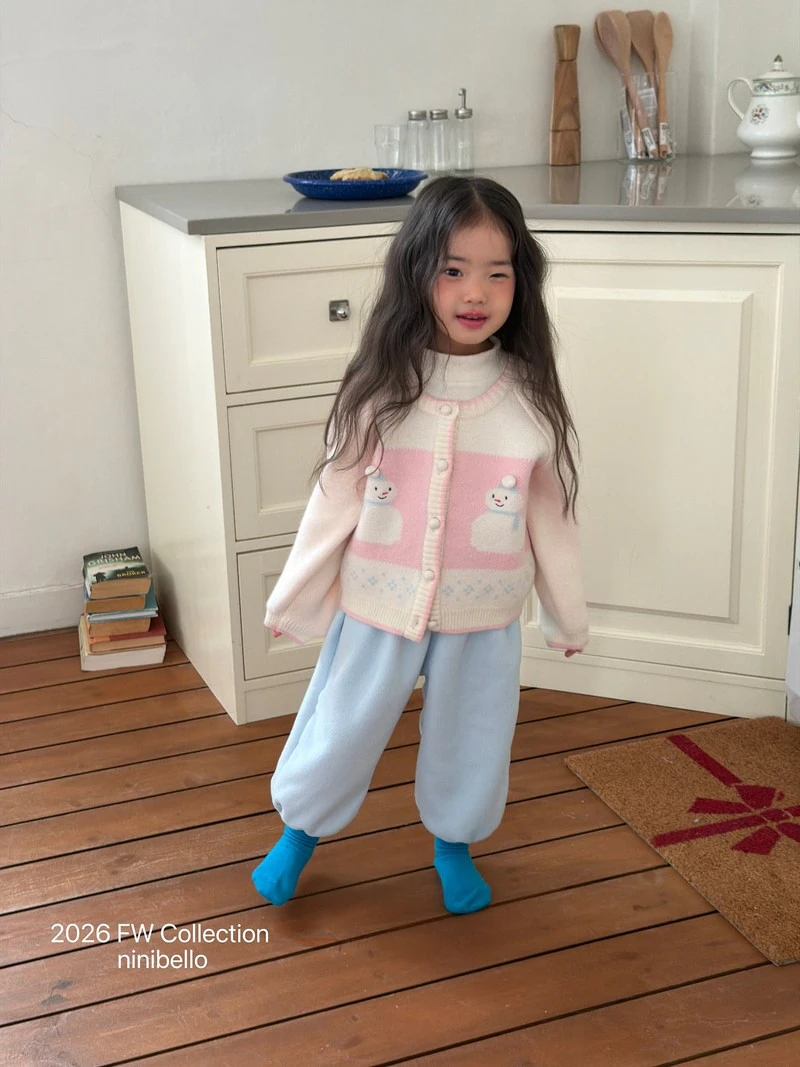 Snowman Knit Cardigan by Ninibello for Child - view 11