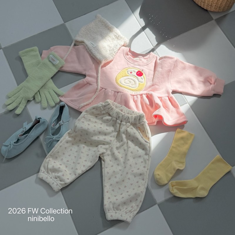 Roll Cake Frill Sweatshirt by Ninibello for Child - view 8