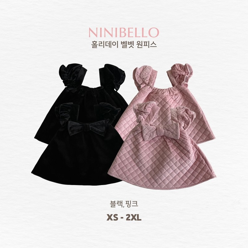 Holiday Velvet Dress by Ninibello for Child - view 9