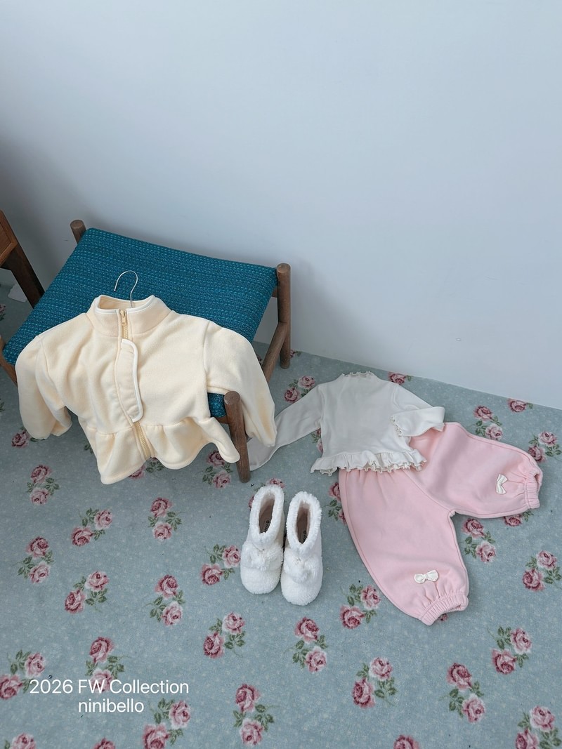 Petit Ribbon Jogger Pants by Ninibello for Child - view 7
