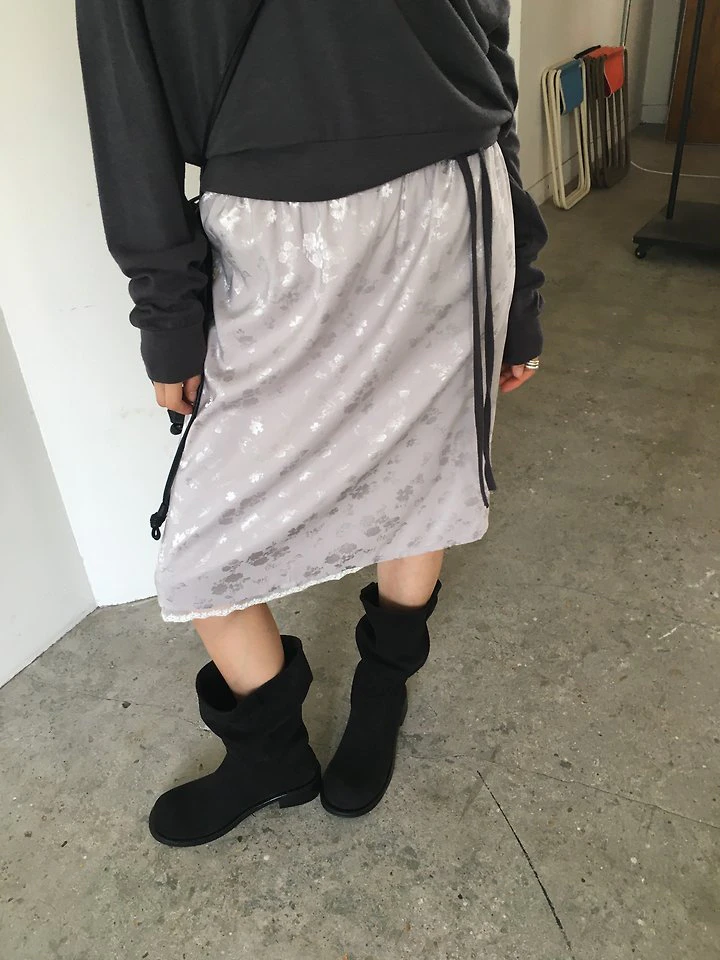 Jacquard Satin Skirt by Ore for Women - view 6
