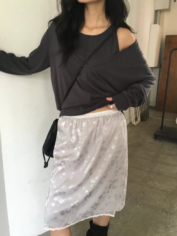 Jacquard Satin Skirt by Ore for Women - view 8
