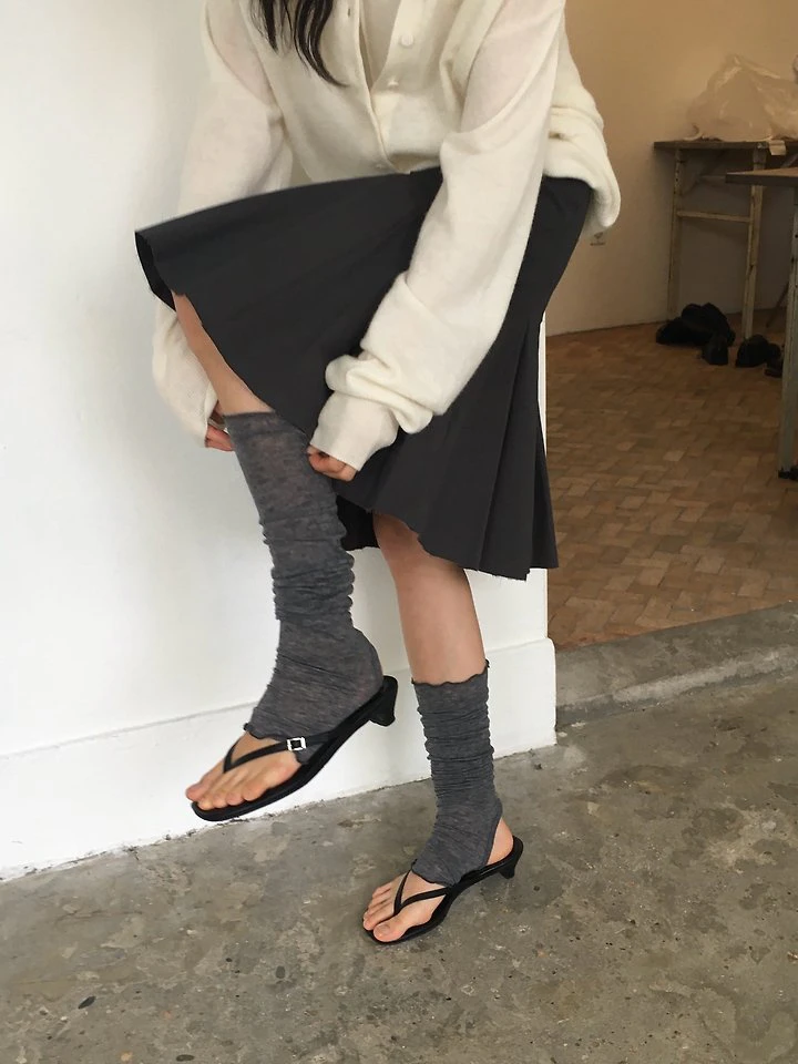Wool Toe Open Socks by Ore for Women - view 4