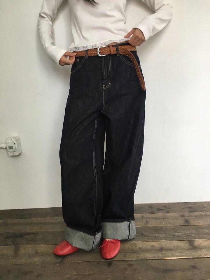 Raw Denim Pocket Pants by Ore for Women - view 8
