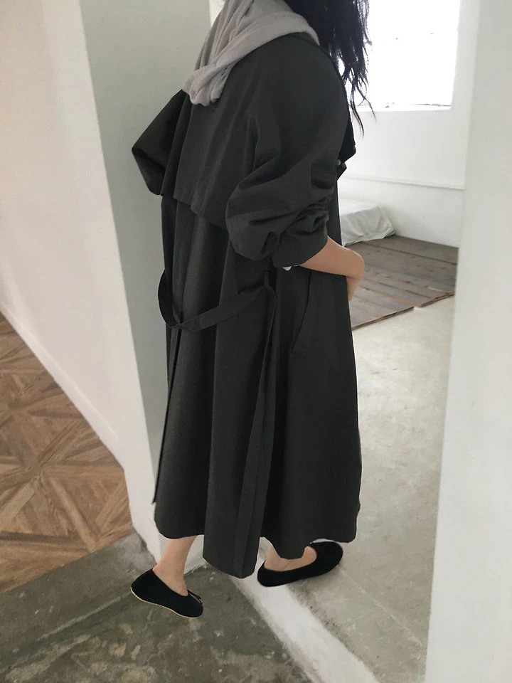 High Neck Trench Coat by Ore for Women - view 1