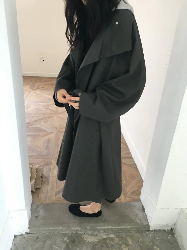 High Neck Trench Coat by Ore for Women - view 5