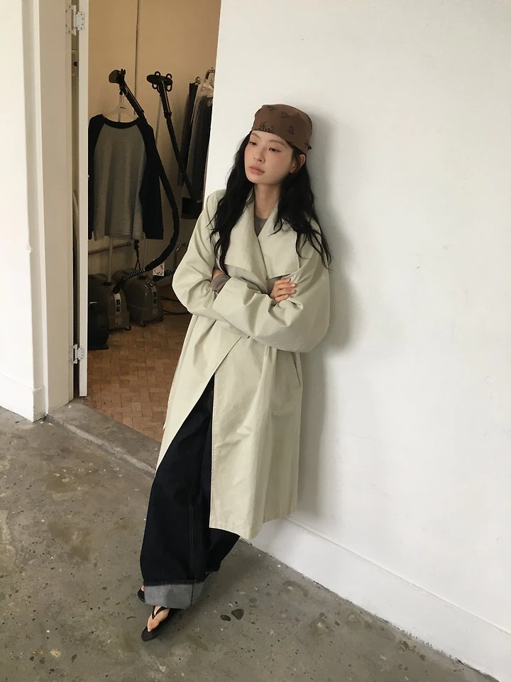 High Neck Trench Coat by Ore for Women - view 6