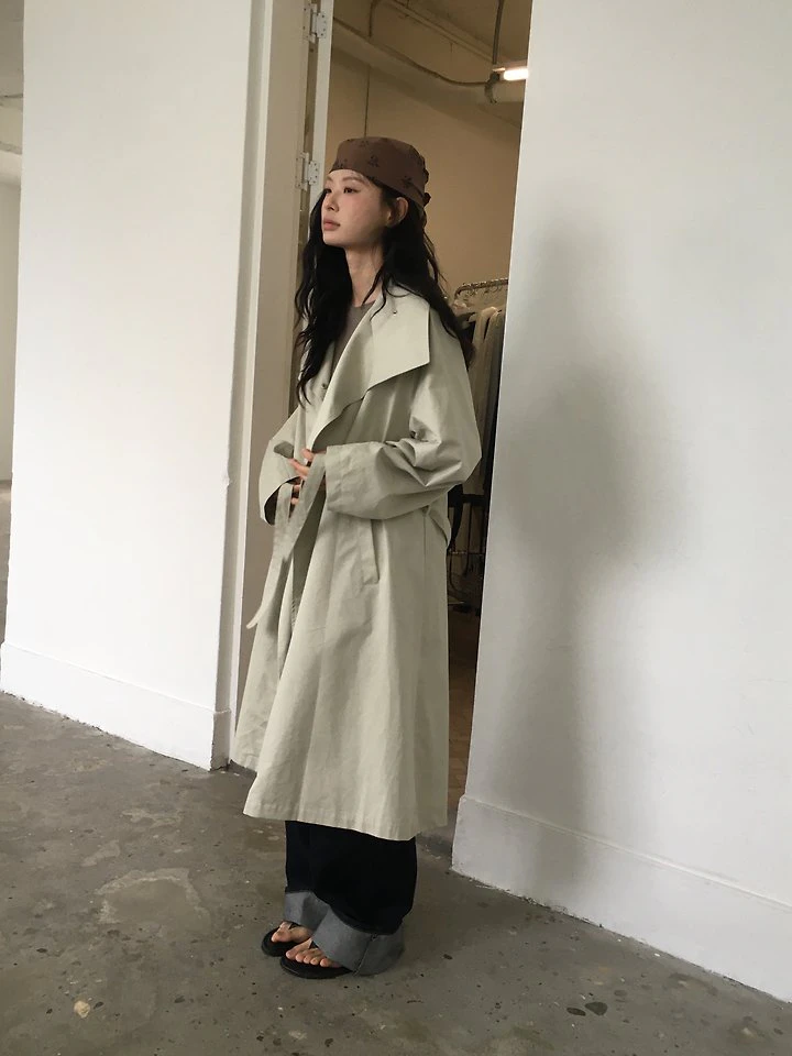 High Neck Trench Coat by Ore for Women - view 7