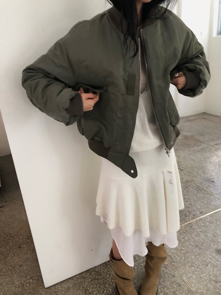 Vivi Aviation Padded Jacket by Ore for Women - view 11