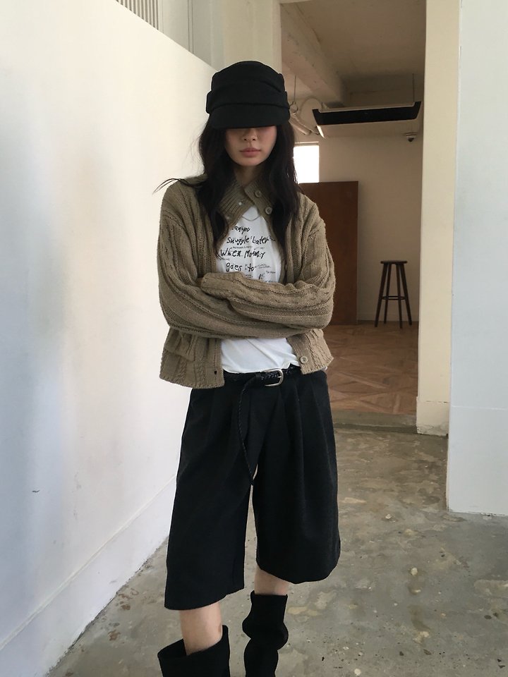 Wool Bermuda Pants by Ore for Women - view 10