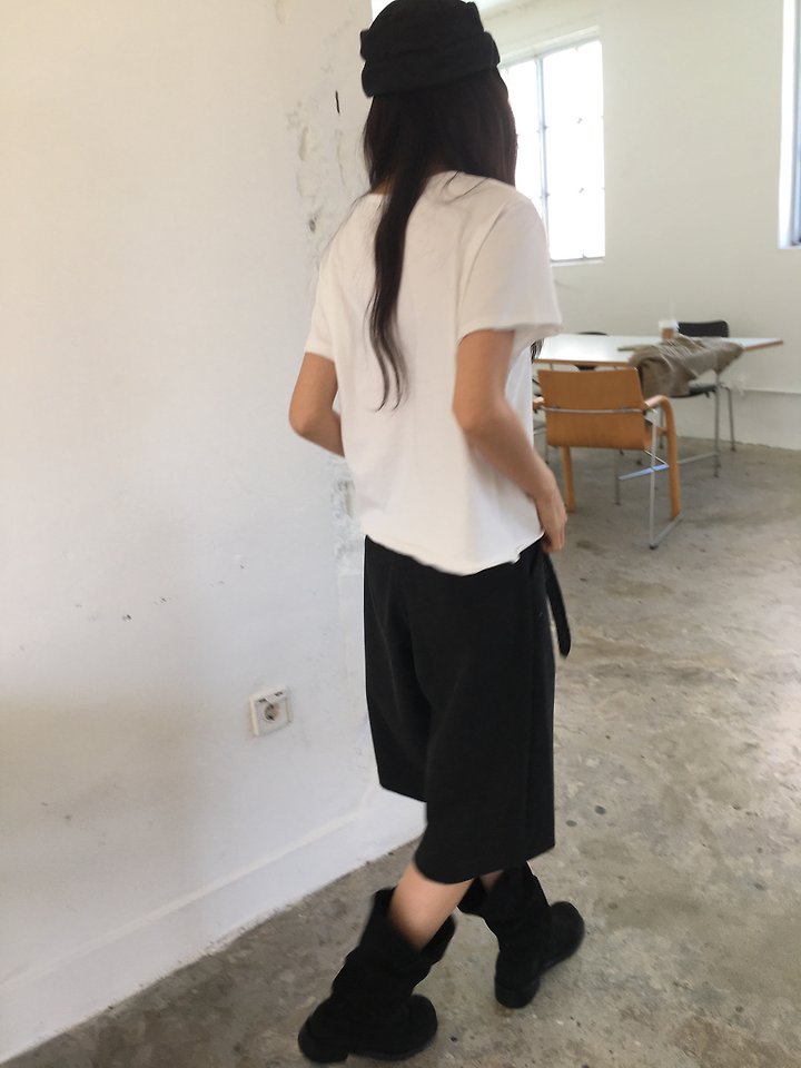 Wool Bermuda Pants by Ore for Women - view 8
