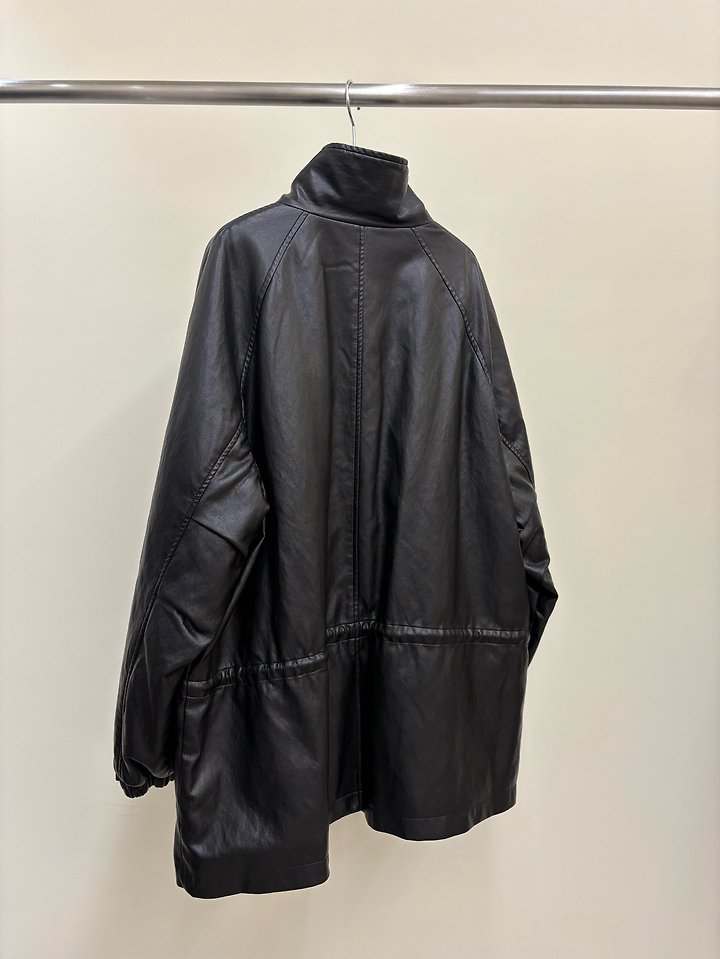 Vintage Leather Field Jacket by Ore for Women - view 12