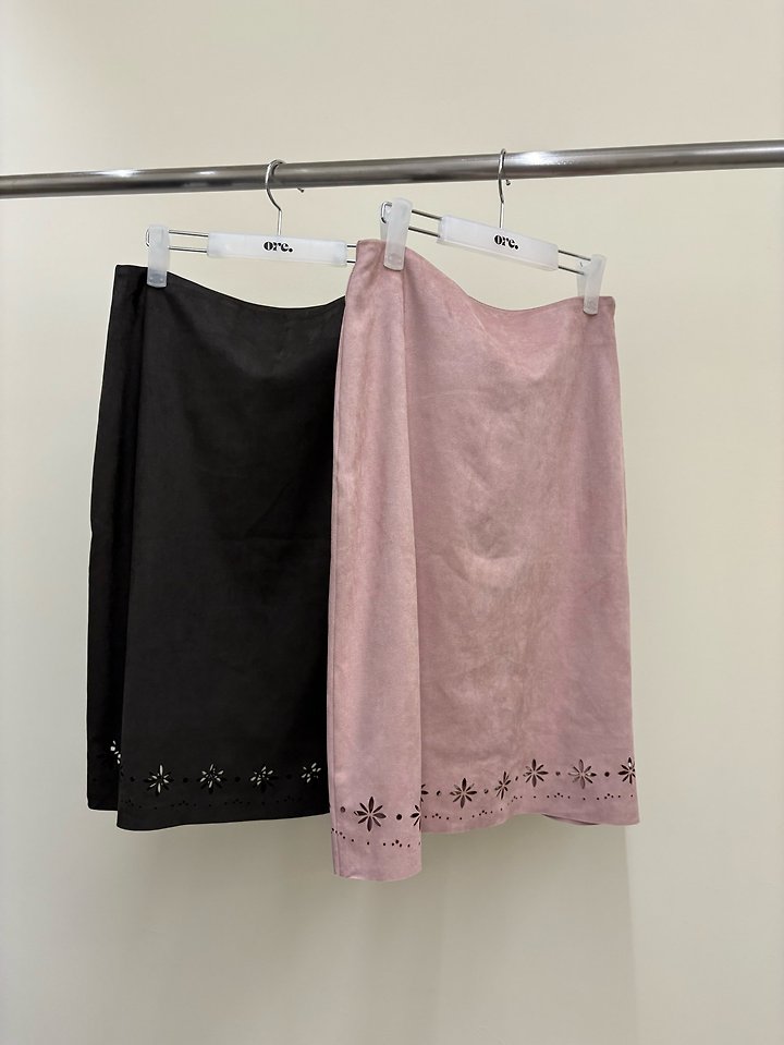 Suede Punching Skirt by Ore for Women - view 12