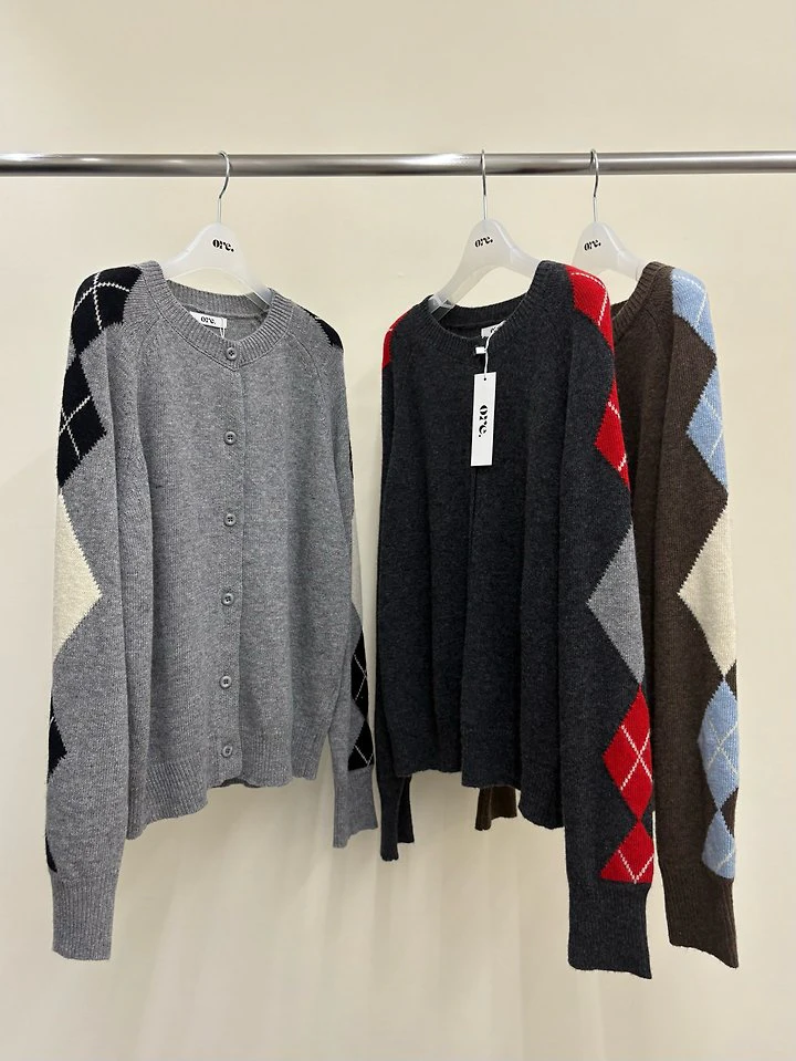 Argyle Cardigan by Ore for Women - view 12