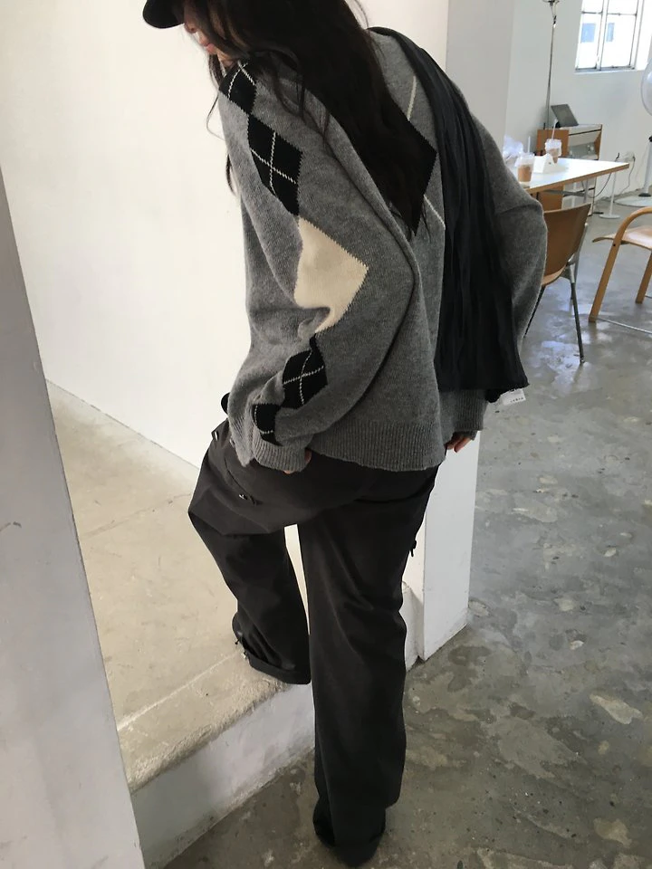 Argyle Cardigan by Ore for Women - view 8
