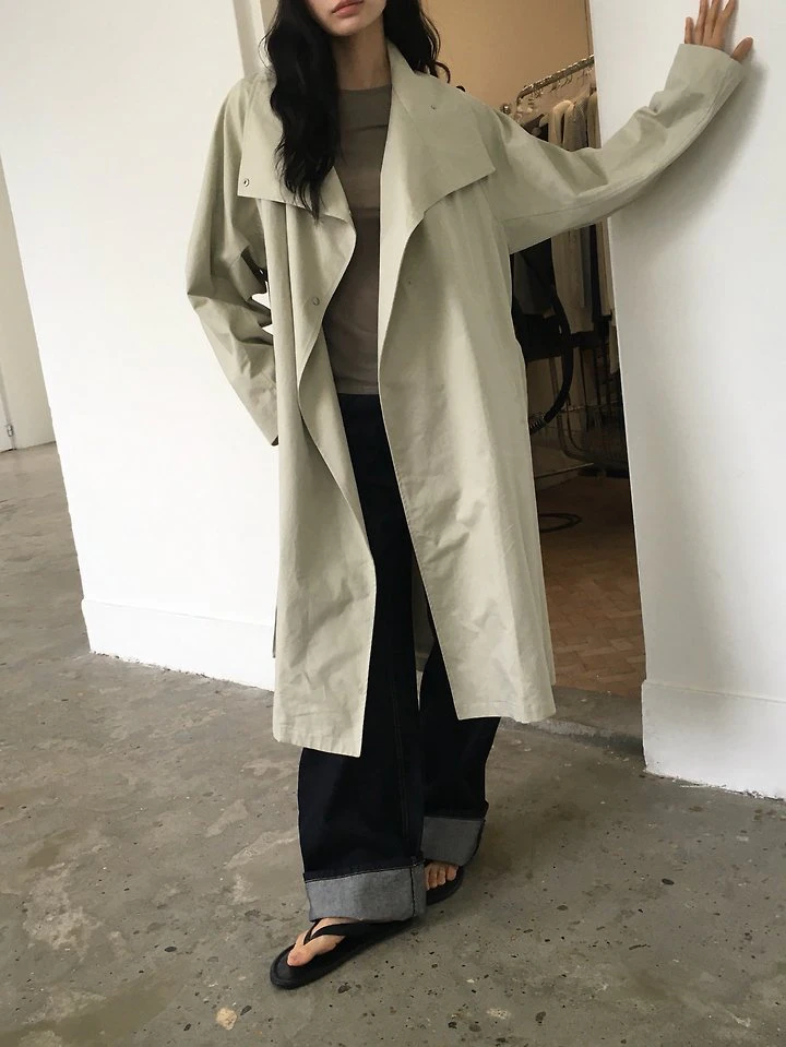 High Neck Trench Coat by Ore for Women - view 11