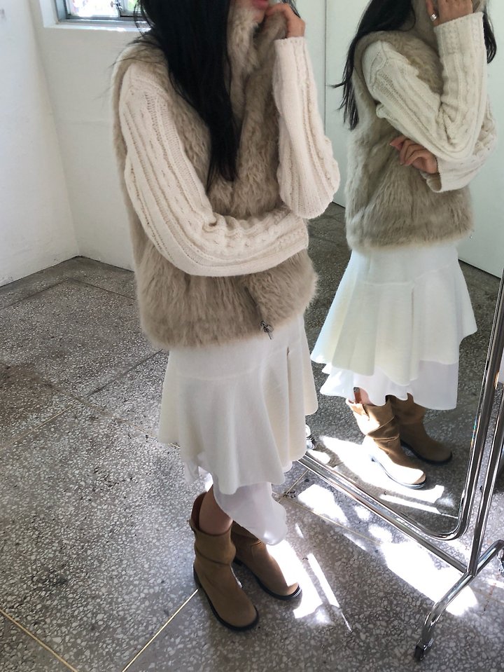 Mong Fur Vest by Ore for Women - view 4