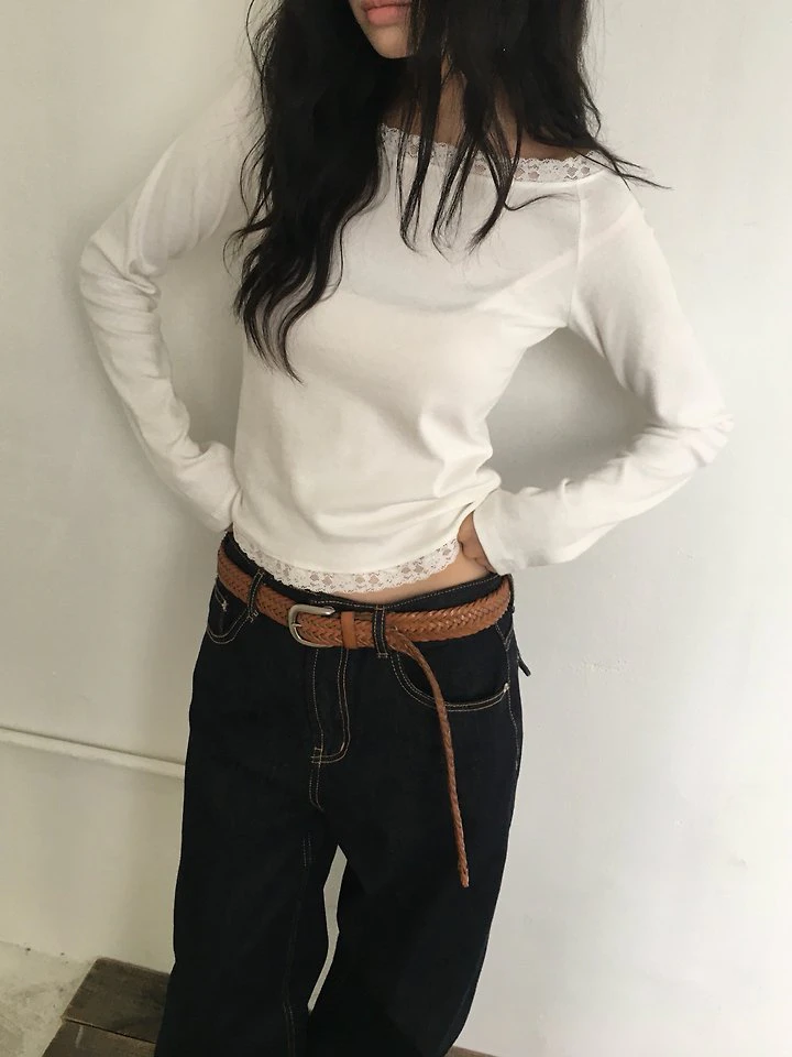 Lace Shoulder Tee by Ore for Women - view 9