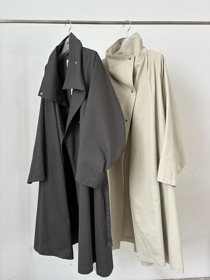 High Neck Trench Coat by Ore for Women - view 12