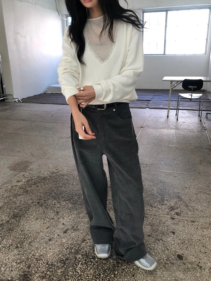 Pigment Corduroy Pants by Ore for Women - view 6