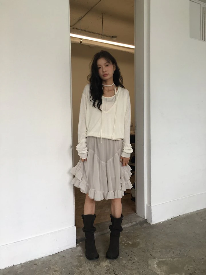 Tini Chiffon Skirt by Ore for Women - view 6